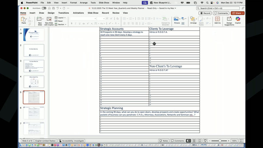 12 Week Year_Quarterly and Weekly Planner